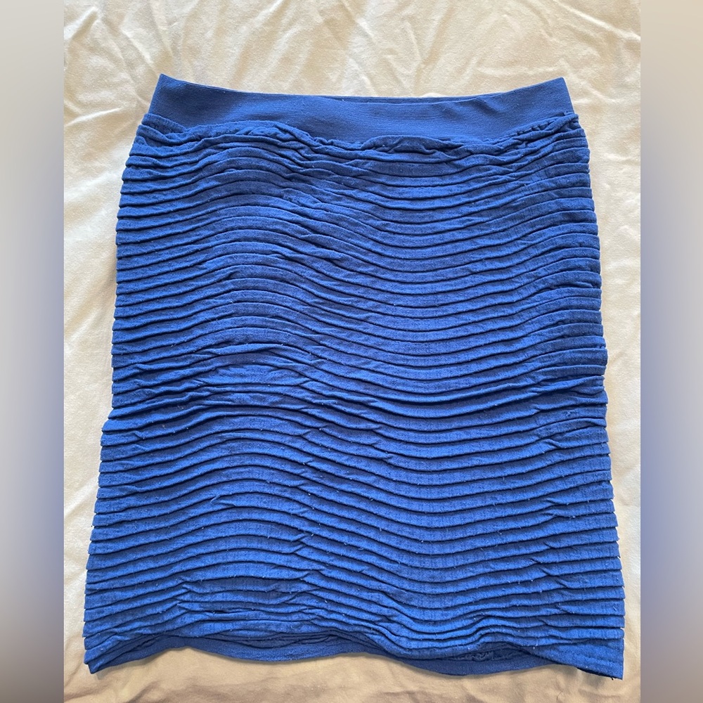 Body Central Form Fitting Royal Blue Skirt.